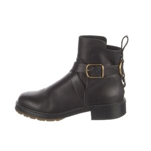 Chloé Authentic Leather Moto Boots Women's Size: 7 | IT 37